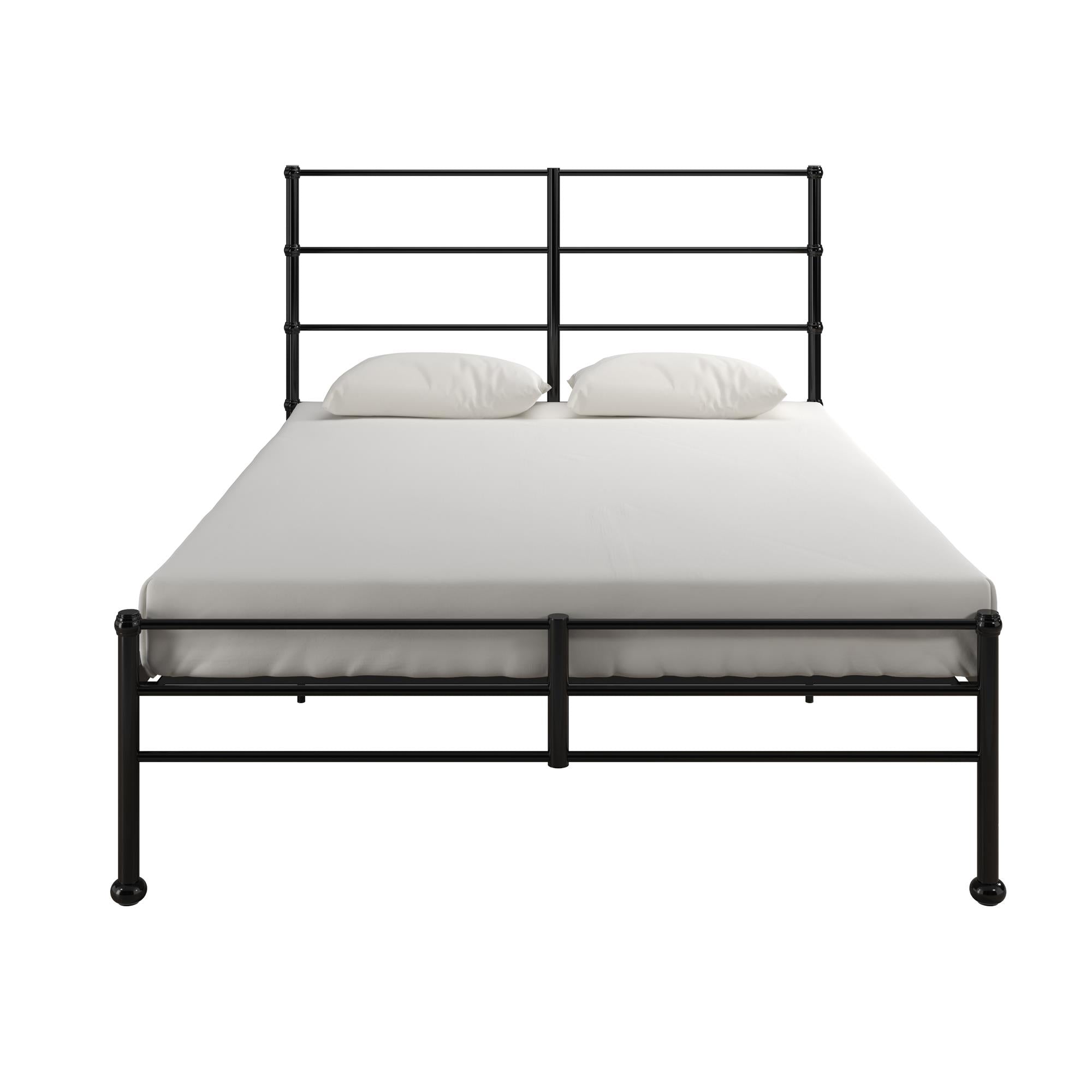 Mr. Kate MacKenzie Adaptable Metal Platform Bed - Black - Queen