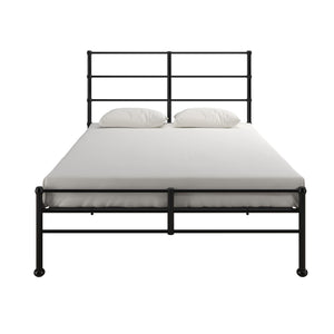 Mr. Kate MacKenzie Adaptable Metal Platform Bed - Black - Queen