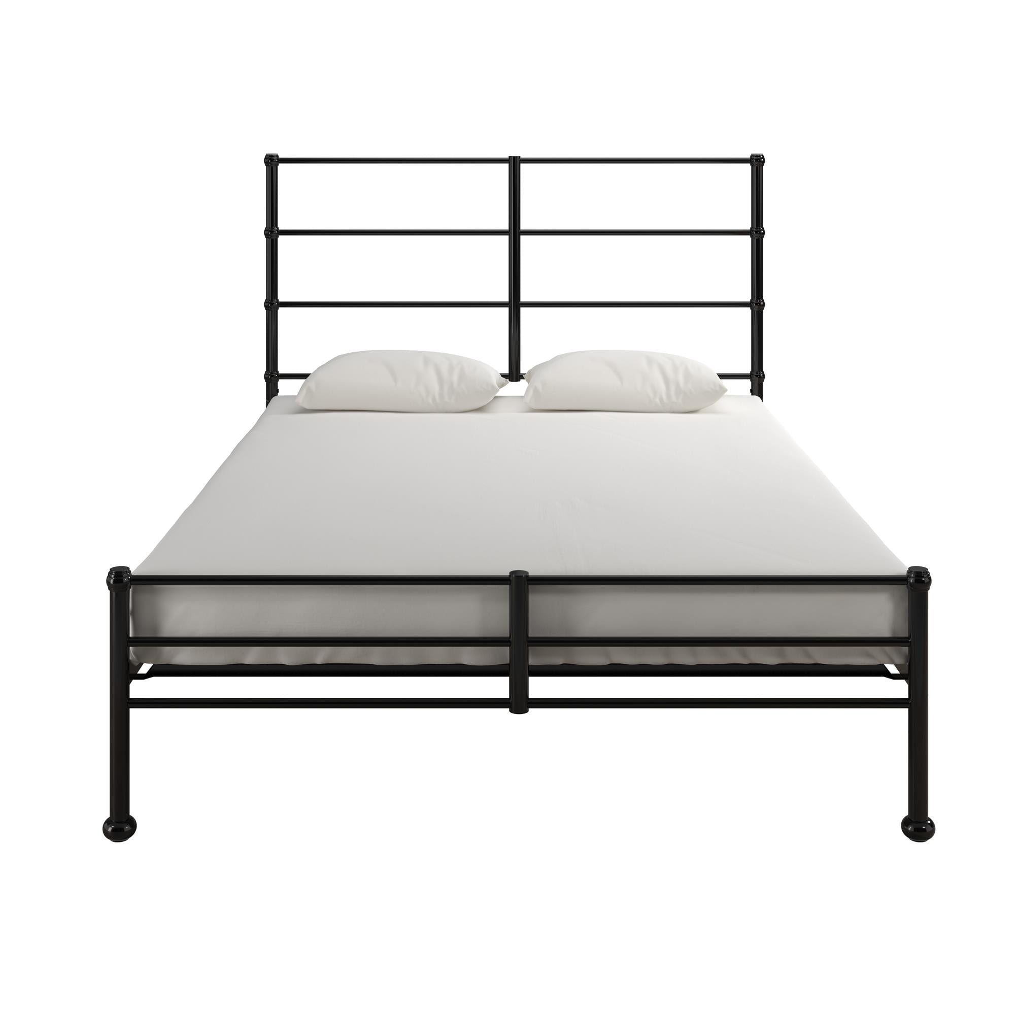 Mr. Kate MacKenzie Adaptable Metal Platform Bed - Black - Queen