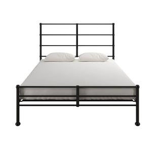 Mr. Kate MacKenzie Adaptable Metal Platform Bed - Black - Queen