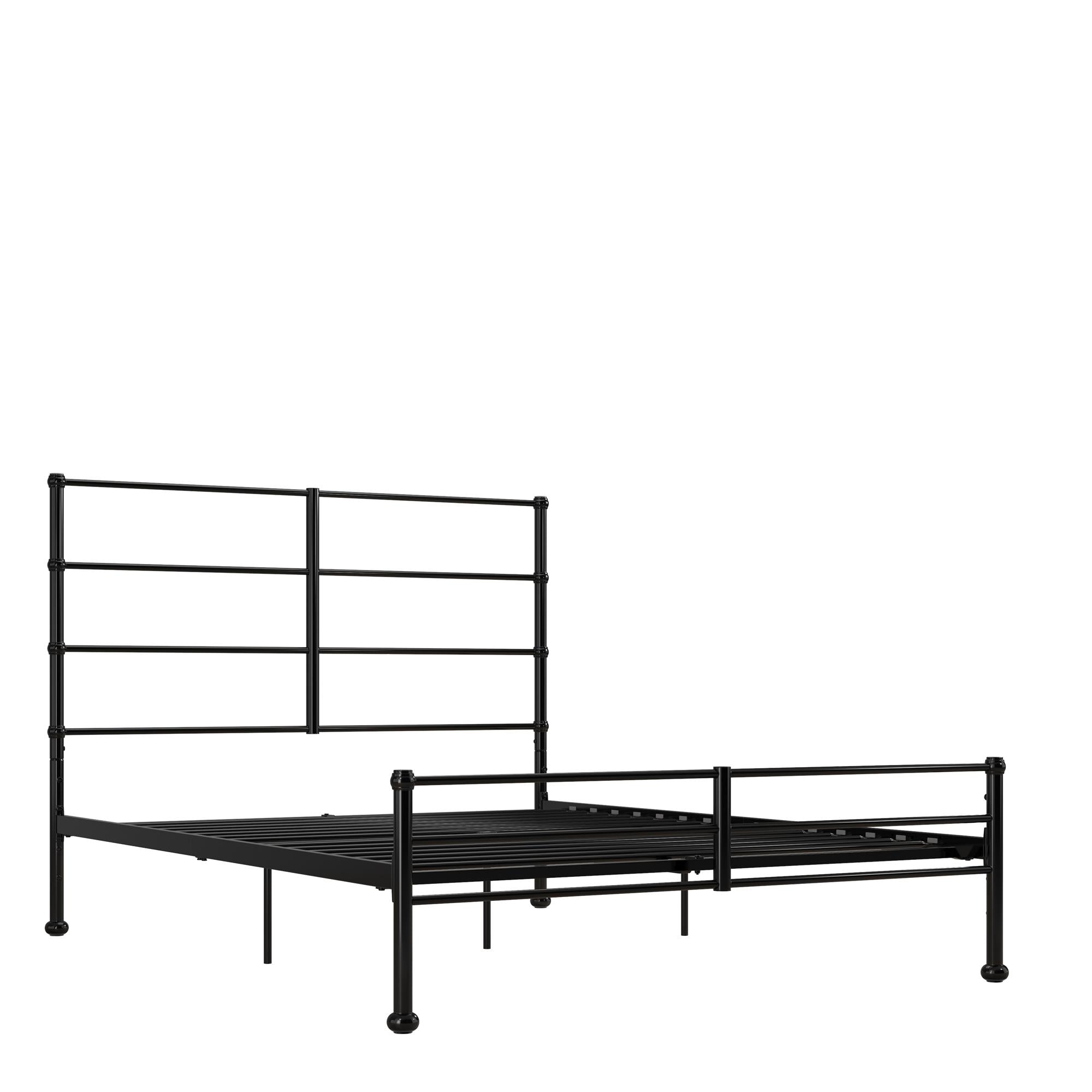 Mr. Kate MacKenzie Adaptable Metal Platform Bed - Black - Queen