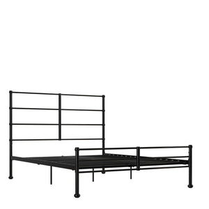 Mr. Kate MacKenzie Adaptable Metal Platform Bed - Black - Queen