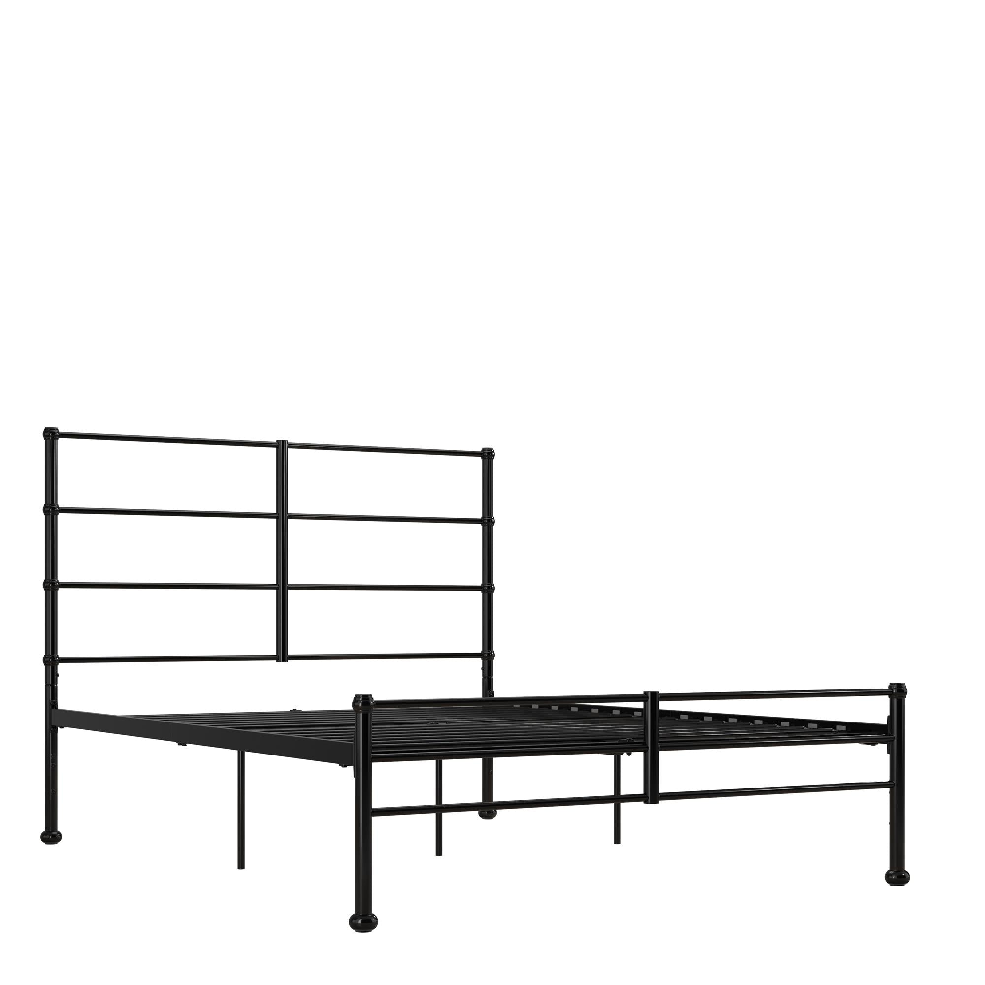 Mr. Kate MacKenzie Adaptable Metal Platform Bed - Black - Queen