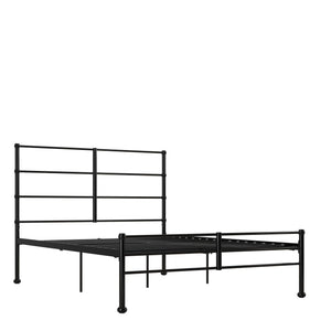 Mr. Kate MacKenzie Adaptable Metal Platform Bed - Black - Queen