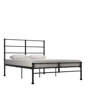 Mr. Kate MacKenzie Adaptable Metal Platform Bed - Black - Queen
