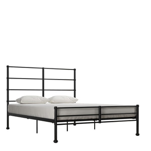 Mr. Kate MacKenzie Adaptable Metal Platform Bed - Black - Queen