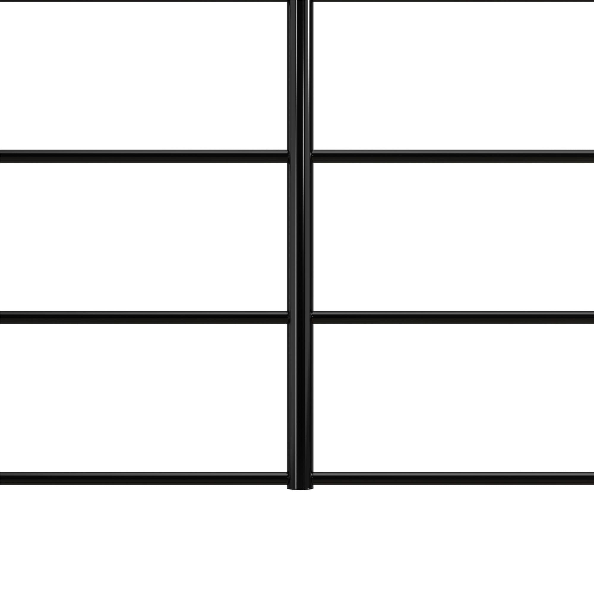 Mr. Kate MacKenzie Adaptable Metal Platform Bed - Black - Queen