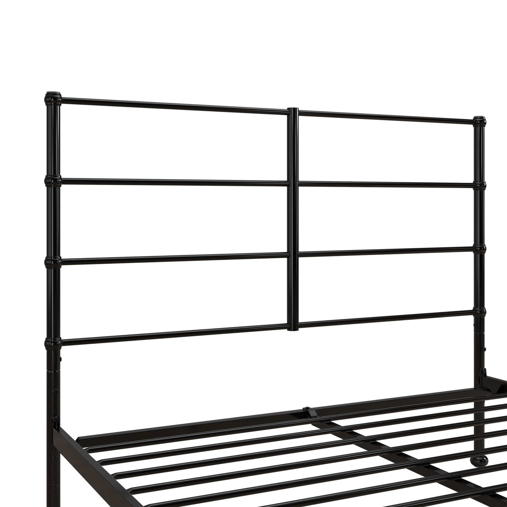 Mr. Kate MacKenzie Adaptable Metal Platform Bed - Black - Queen