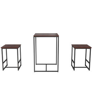Novogratz Bungalow 3-Piece Dining Set - Black