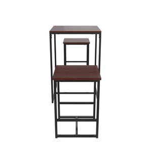 Novogratz Bungalow 3-Piece Dining Set - Black