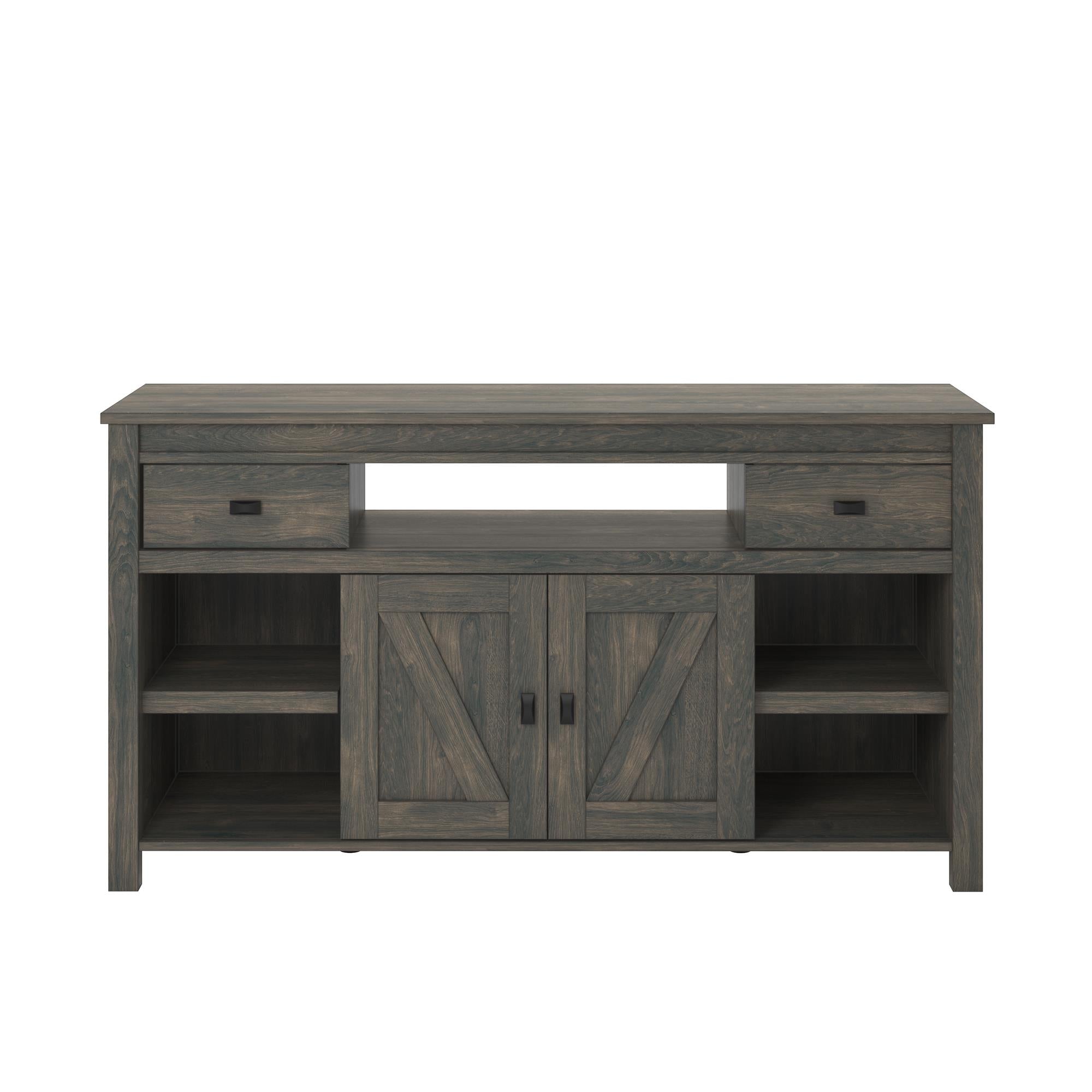 Ameriwood Home Farmington TV Stand for TVs up to 60" - Weathered Oak