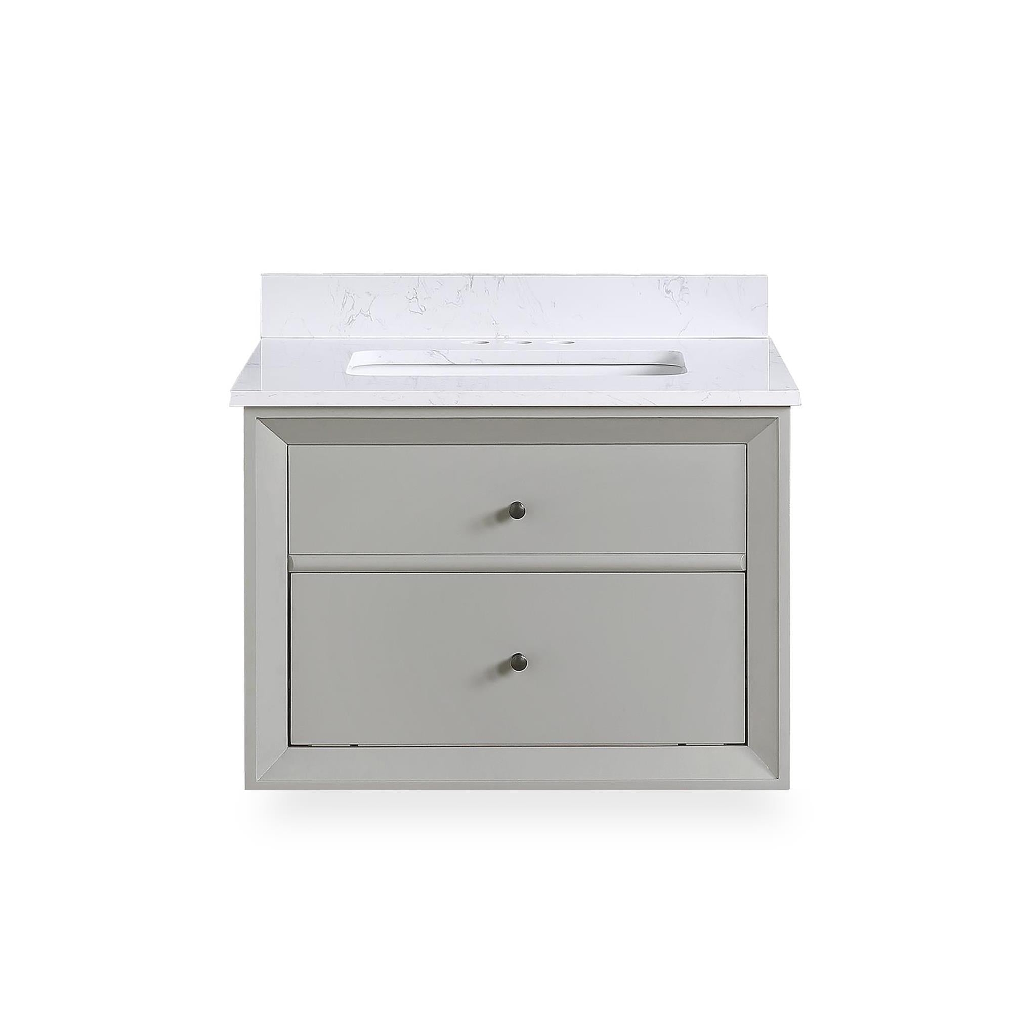 DHP Tribecca 24" Floating Bathroom Vanity - Gray - 24"