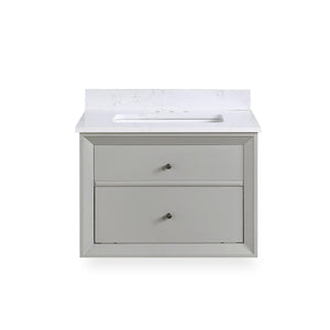 DHP Tribecca 24" Floating Bathroom Vanity - Gray - 24"