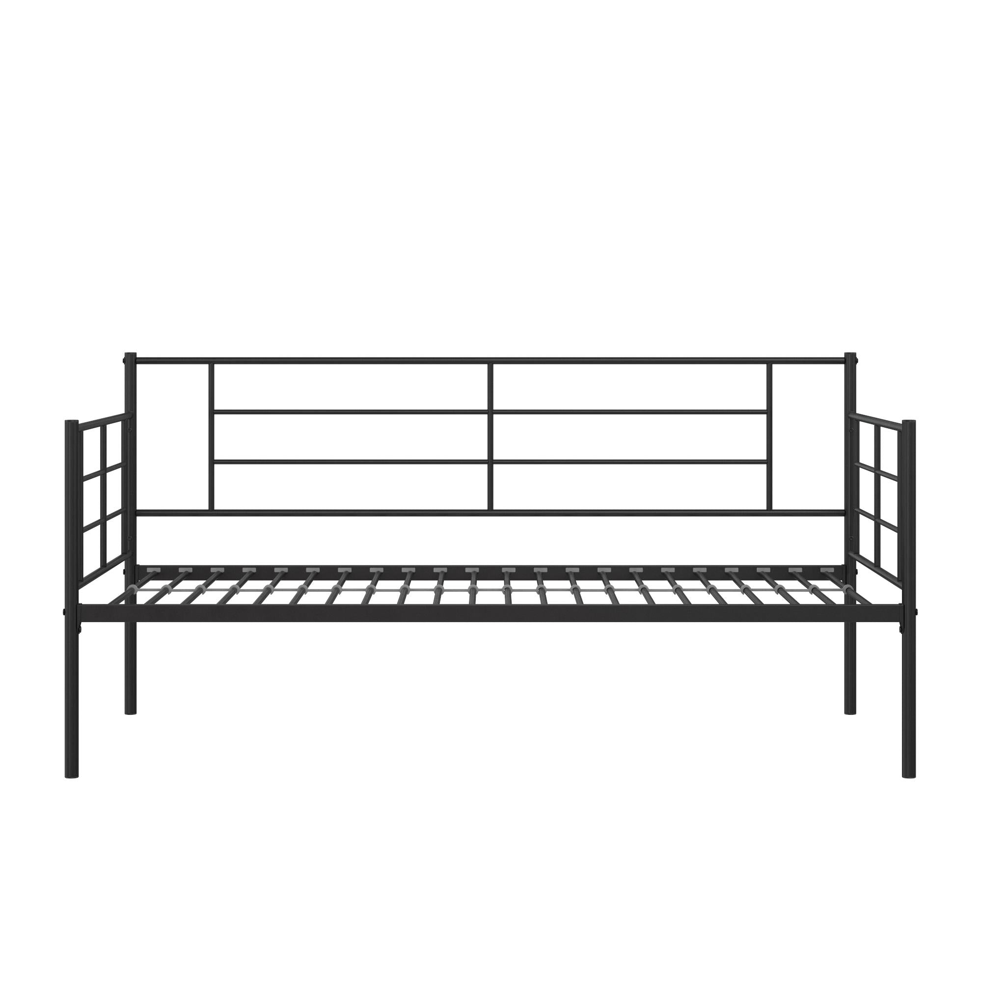 RealRooms Praxis Metal Daybed - Black - Twin