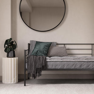 RealRooms Praxis Metal Daybed - Black - Twin
