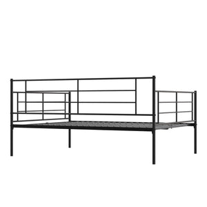 RealRooms Praxis Metal Daybed - Black - Full