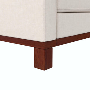 DHP Brooklyn Loveseat - Beige - 2-Seater