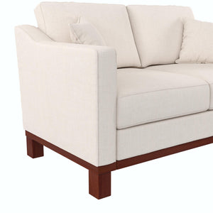 DHP Brooklyn Loveseat - Beige - 2-Seater