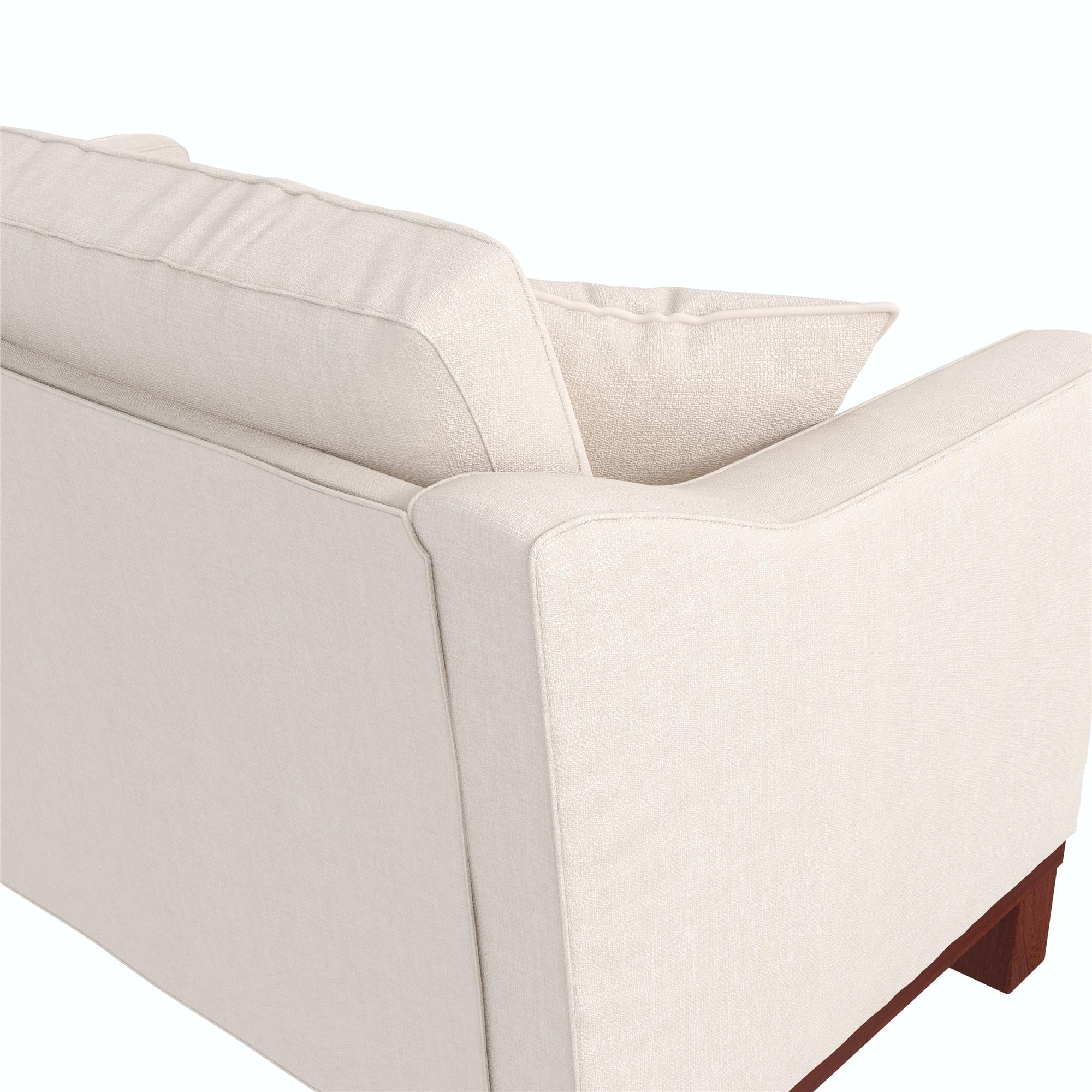 DHP Brooklyn Loveseat - Beige - 2-Seater