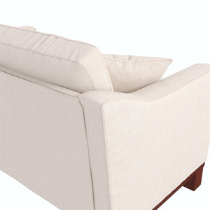 DHP Brooklyn Loveseat - Beige - 2-Seater
