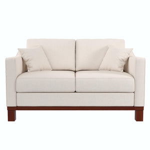 DHP Brooklyn Loveseat - Beige - 2-Seater