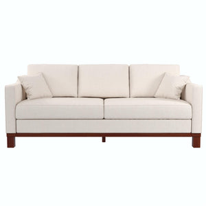 DHP Brooklyn Sofa - Beige - 3-Seater
