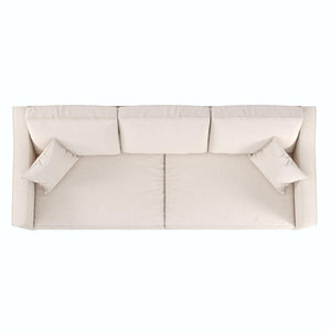 DHP Brooklyn Sofa - Beige - 3-Seater