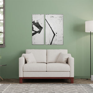 DHP Brooklyn Loveseat - Beige - 2-Seater