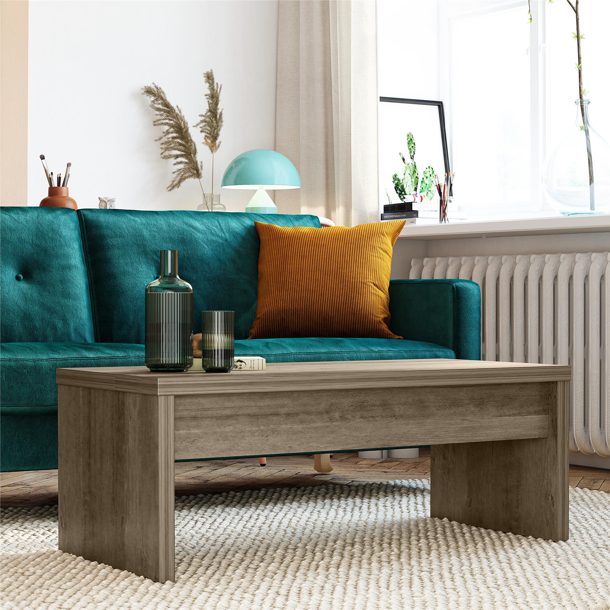 Mr. Kate Winston Lift Top Coffee Table - Rustic Oak