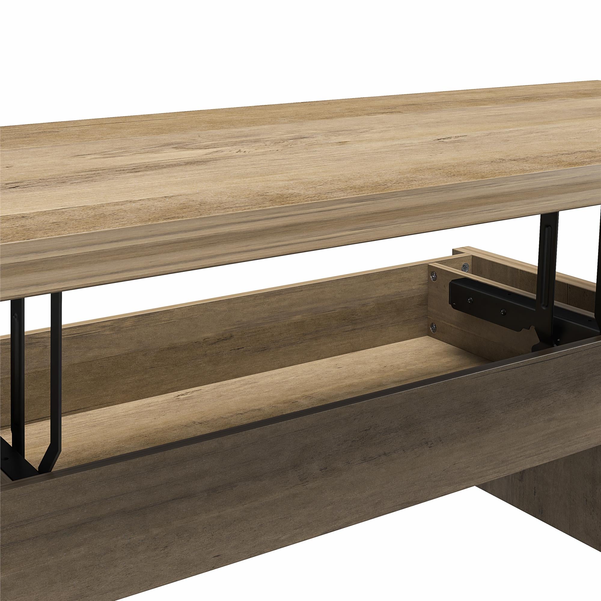 Mr. Kate Winston Lift Top Coffee Table - Rustic Oak