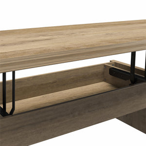 Mr. Kate Winston Lift Top Coffee Table - Rustic Oak