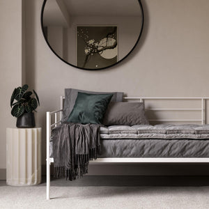 RealRooms Praxis Metal Daybed - White - Full