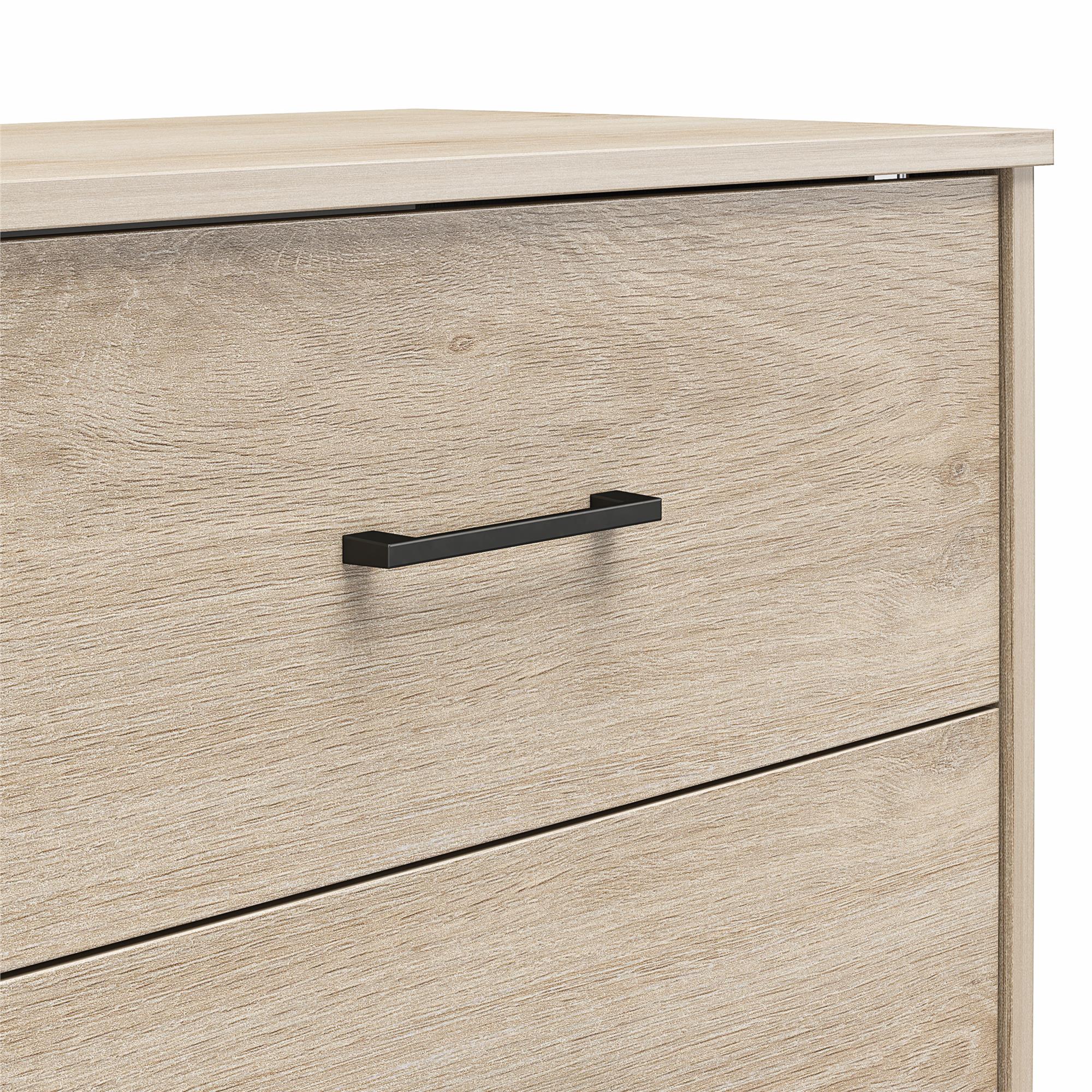 Ameriwood Home BrEZ Build Pearce 4 Drawer Dresser - Blonde Oak - 4 Drawer