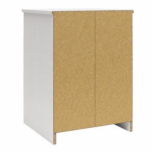 Ameriwood Home BrEZ Build Pearce Nightstand with Drawer - White