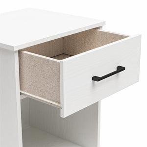 Ameriwood Home BrEZ Build Pearce Nightstand with Drawer - White
