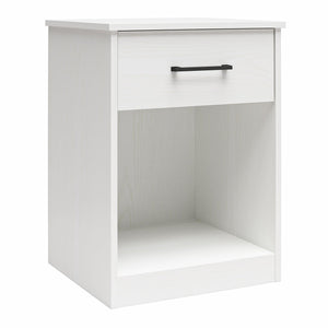 Ameriwood Home BrEZ Build Pearce Nightstand with Drawer - White