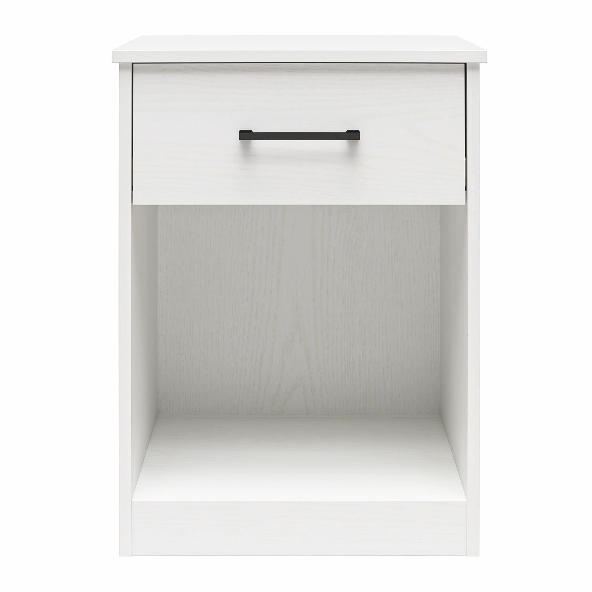 Ameriwood Home BrEZ Build Pearce Nightstand with Drawer - White