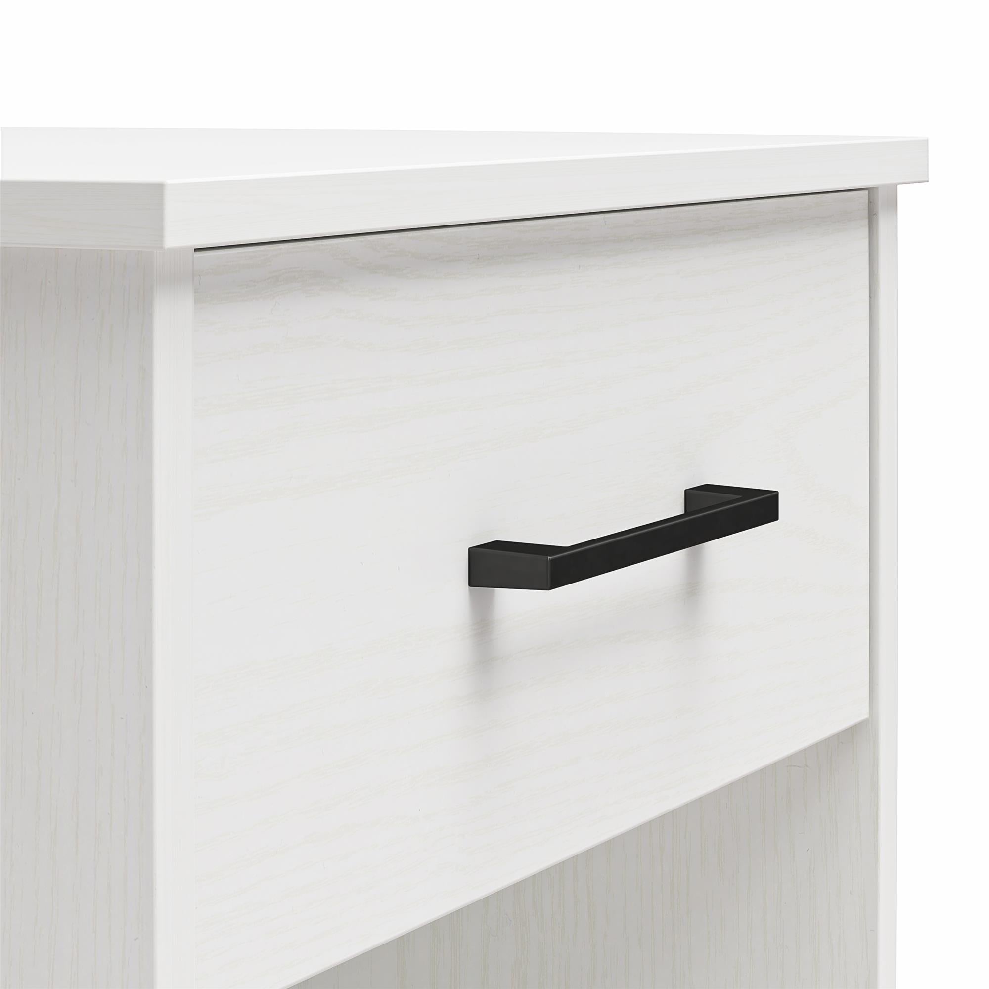 Ameriwood Home BrEZ Build Pearce Nightstand with Drawer - White