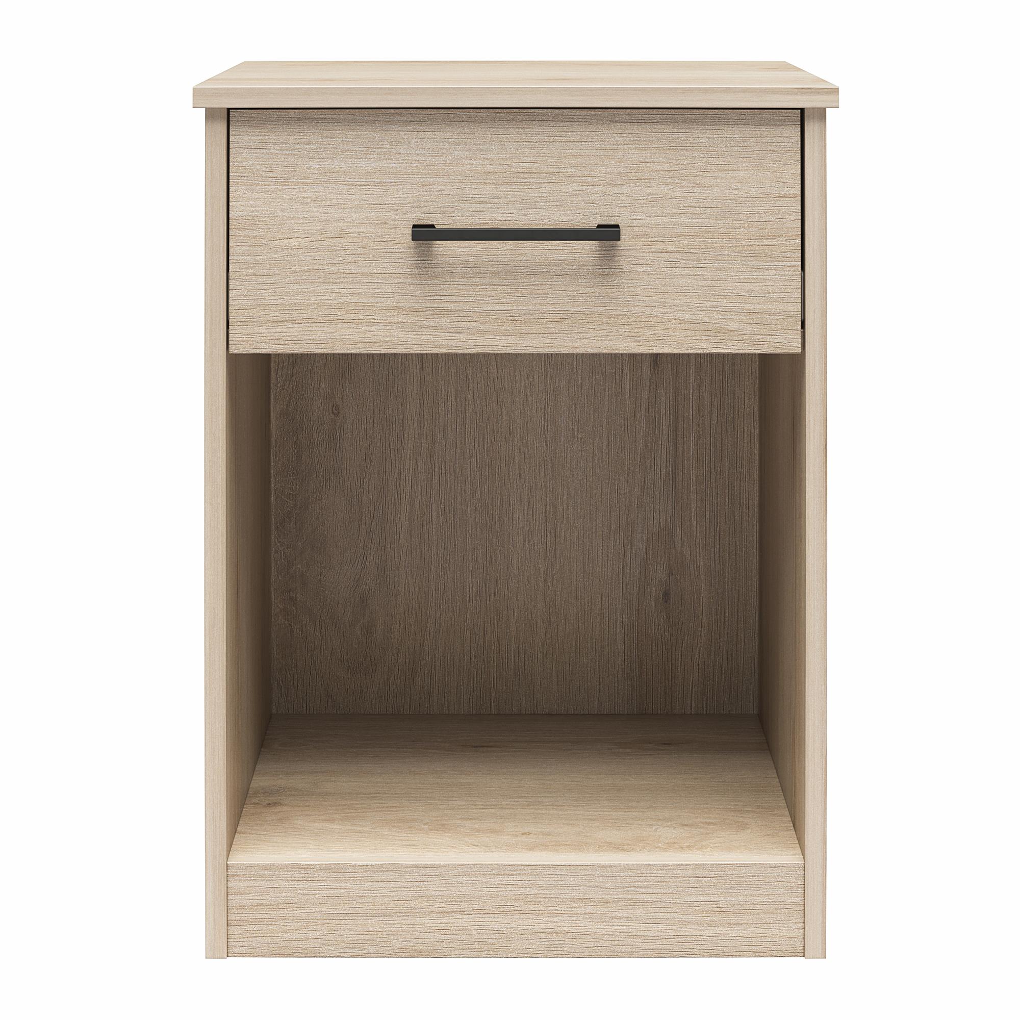 Ameriwood Home BrEZ Build Pearce Nightstand with Drawer - Blonde Oak