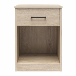 Ameriwood Home BrEZ Build Pearce Nightstand with Drawer - Blonde Oak
