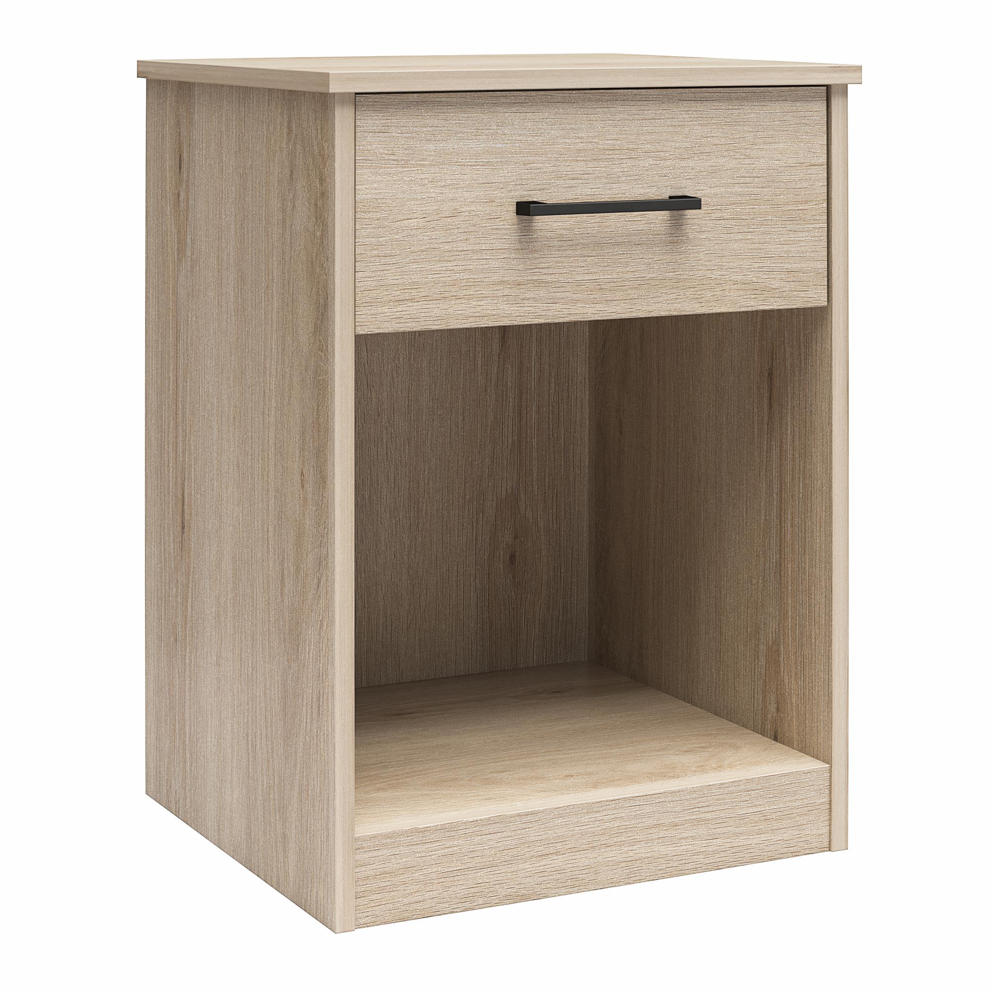 Ameriwood Home BrEZ Build Pearce Nightstand with Drawer - Blonde Oak