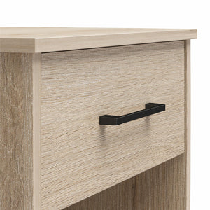 Ameriwood Home BrEZ Build Pearce Nightstand with Drawer - Blonde Oak