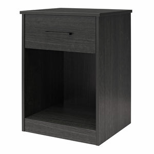 Ameriwood Home BrEZ Build Pearce Nightstand with Drawer - Black Oak