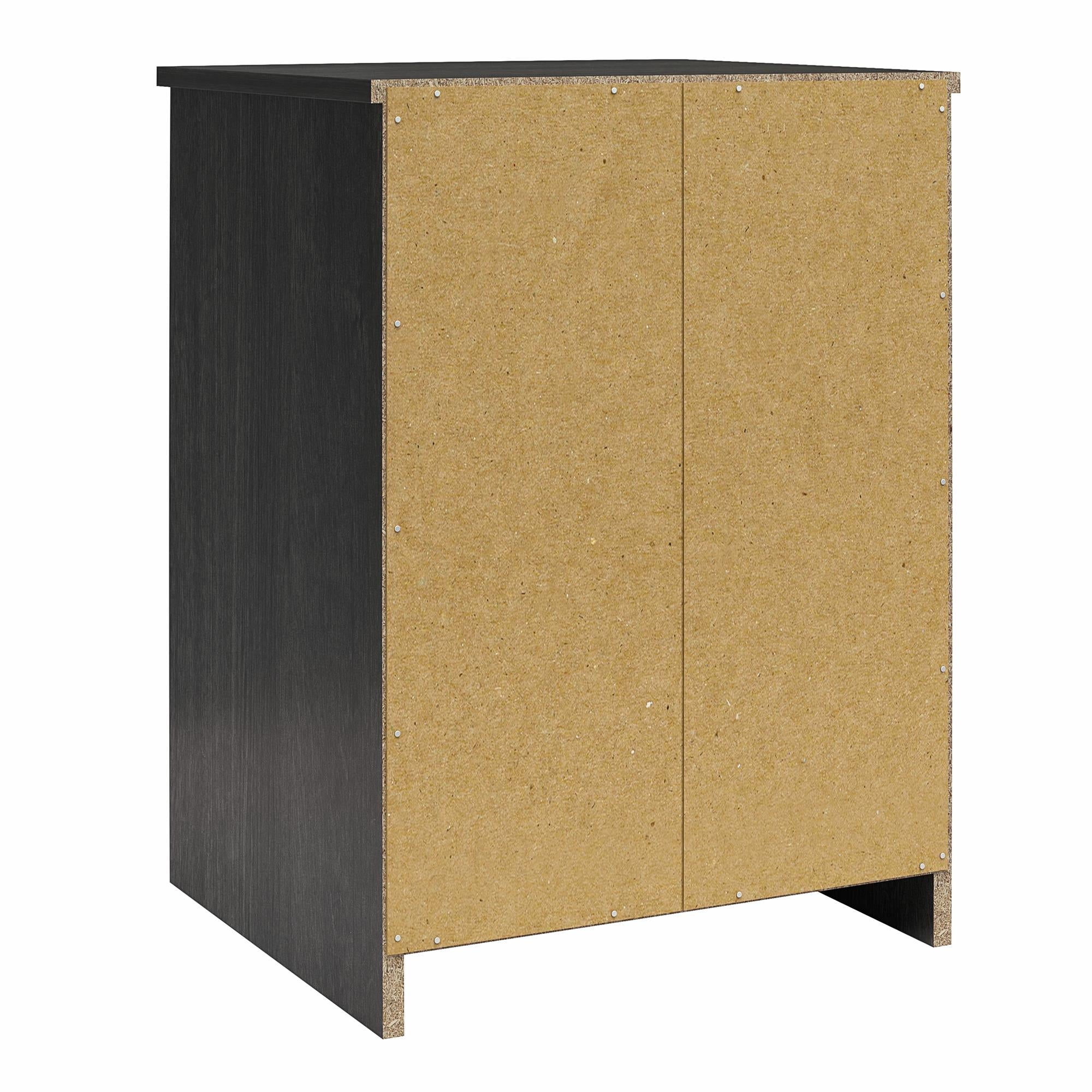 Ameriwood Home BrEZ Build Pearce Nightstand with Drawer - Black Oak