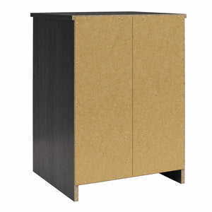 Ameriwood Home BrEZ Build Pearce Nightstand with Drawer - Black Oak
