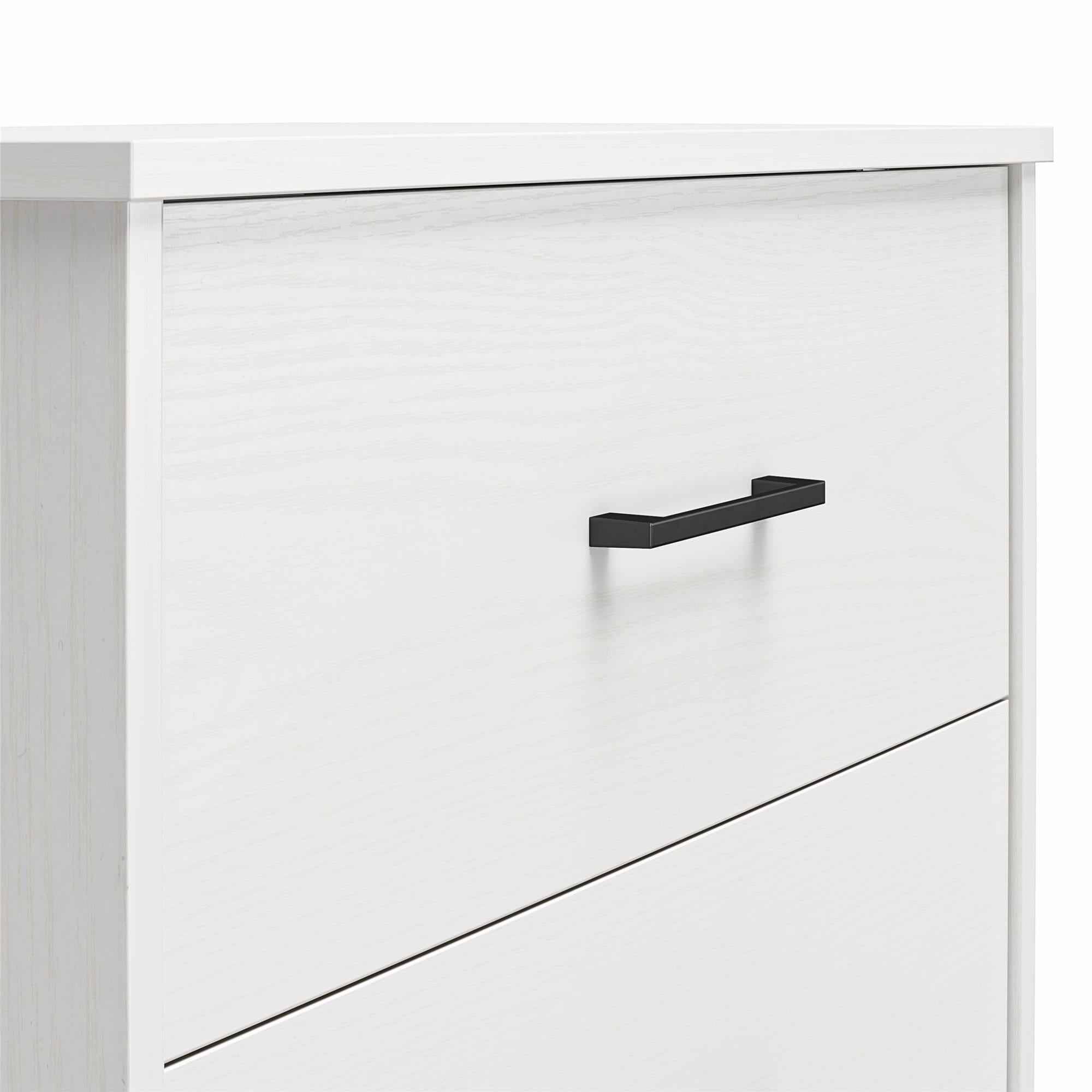 Ameriwood Home BrEZ Build Pearce Tall 5 Drawer Dresser - White - 5 Drawer