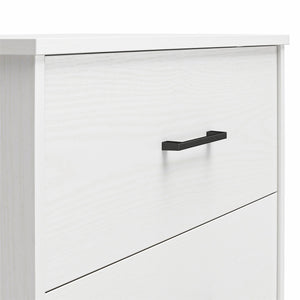 Ameriwood Home BrEZ Build Pearce Tall 5 Drawer Dresser - White - 5 Drawer
