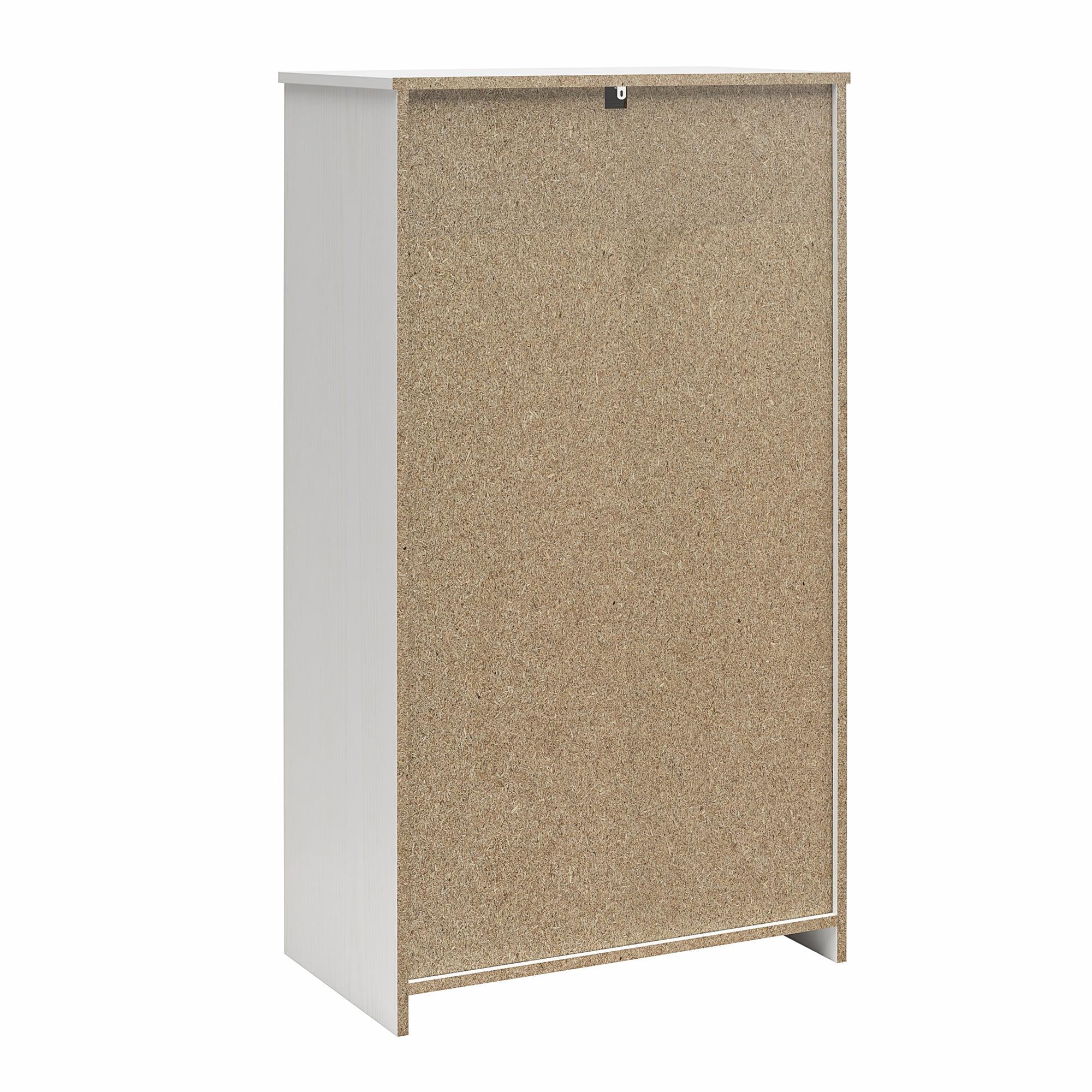 Ameriwood Home BrEZ Build Pearce Tall 5 Drawer Dresser - White - 5 Drawer