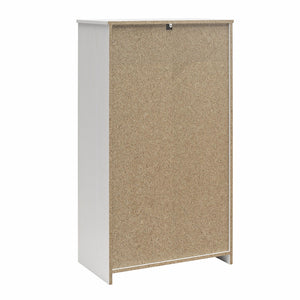 Ameriwood Home BrEZ Build Pearce Tall 5 Drawer Dresser - White - 5 Drawer