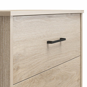 Ameriwood Home BrEZ Build Pearce Tall 5 Drawer Dresser - Blonde Oak - 5 Drawer